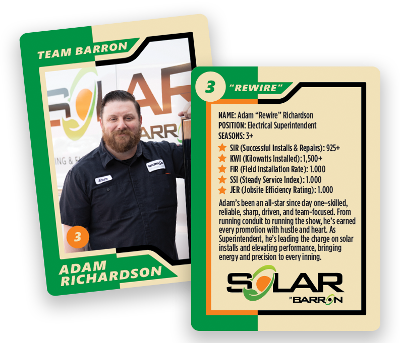 Adam &rsquo;Rewire&rsquo; Richardson&rsquo;s Barron Heating AC Electrical & Plumbing Triple Play Offer