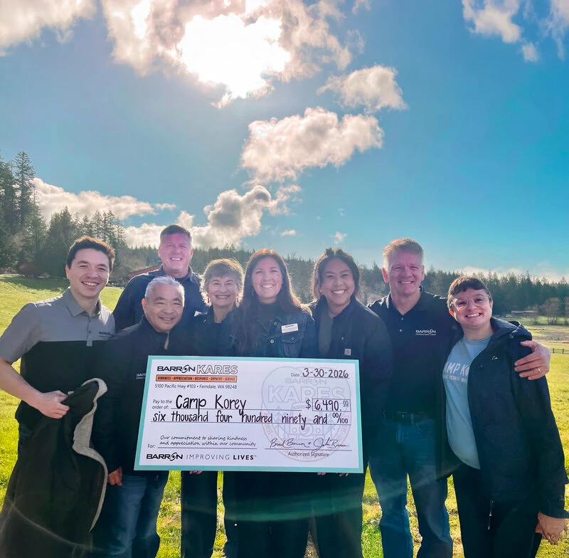 Barron Kares Donation to Camp Korey