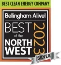 2023 Best Clean Energy Company Silver - Best of the Northwest