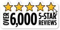 Over 6,000 5-Star Reviews