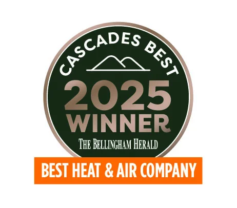Best Heat & Air Company - Cascades Best 2025 Winner - The Bellingham Herald